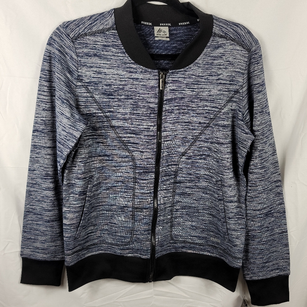 RBX Active zip up Jacket Size M Blue.